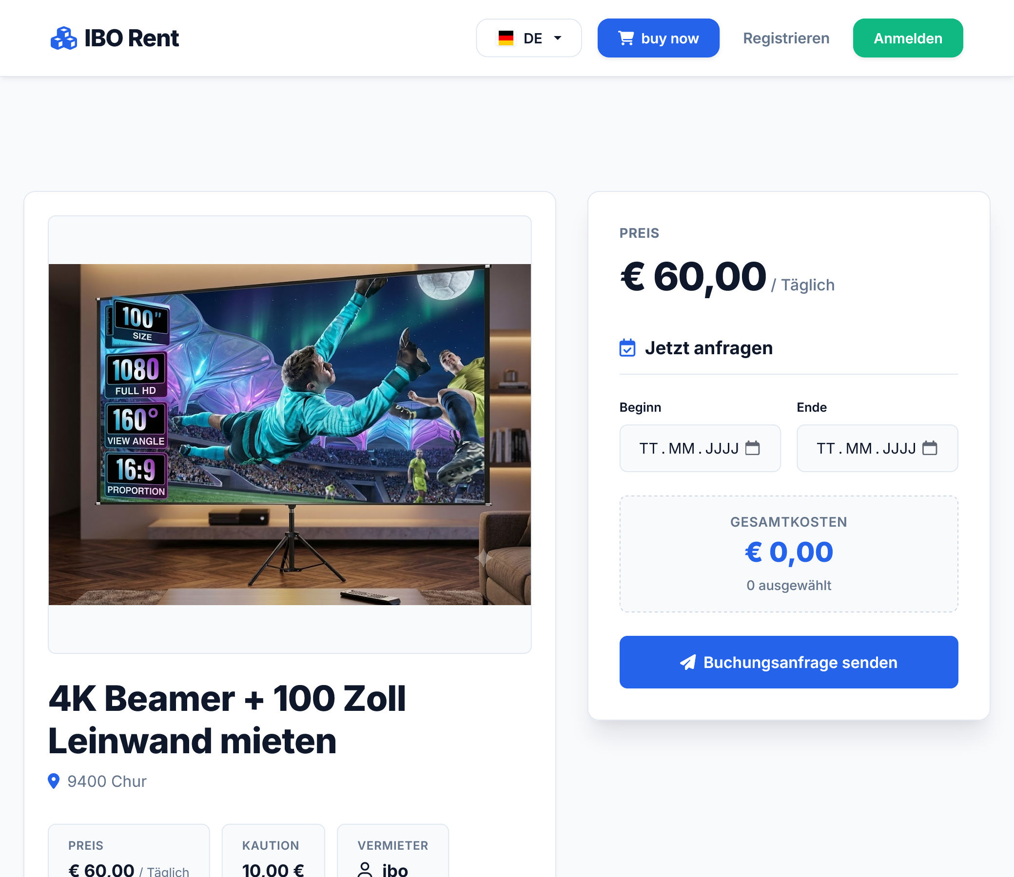 IBO Rent